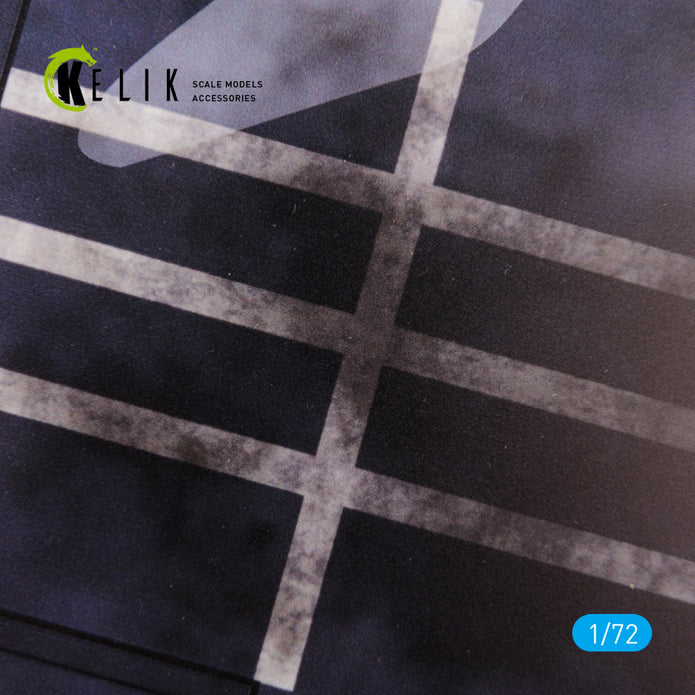 HMS Furious (CV-3) 1942 Type 2 - Base - Acrylic Scale 1:72 KeliK KS72052 Stands for Plastic Models