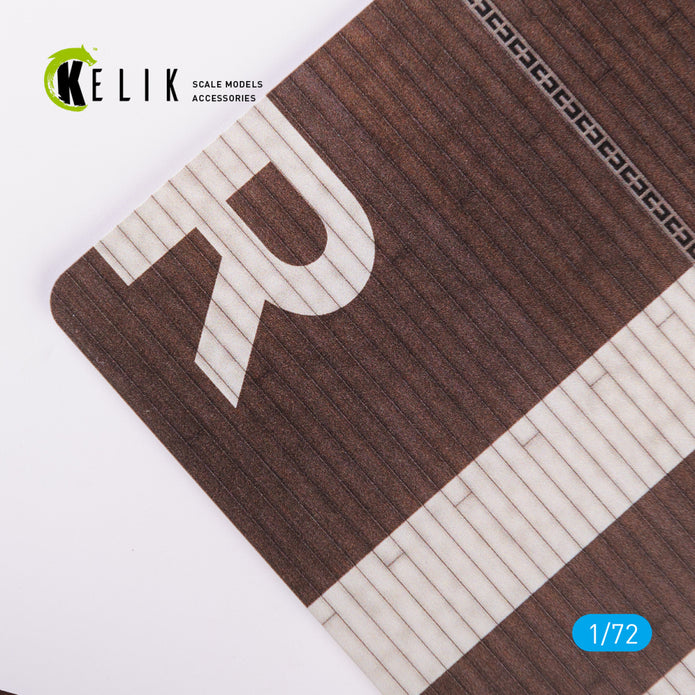 USS Ranger 1941 - Base - Acrylic Scale 1:72 KeliK KS72055 Stands for Plastic Models