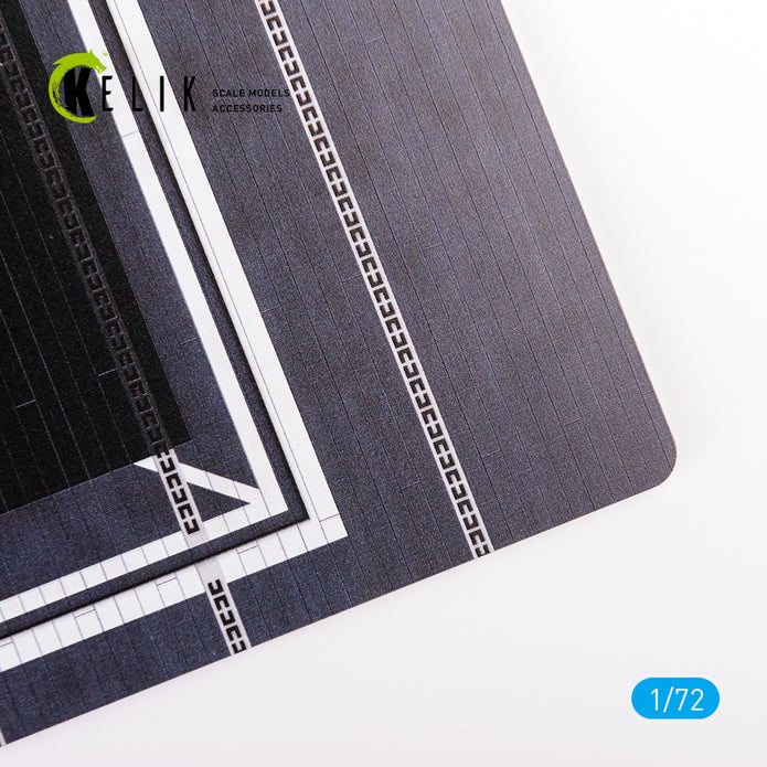 USS Ranger 1943 - Base - Acrylic Scale 1:72 KeliK KS72056 Stands for Plastic Models