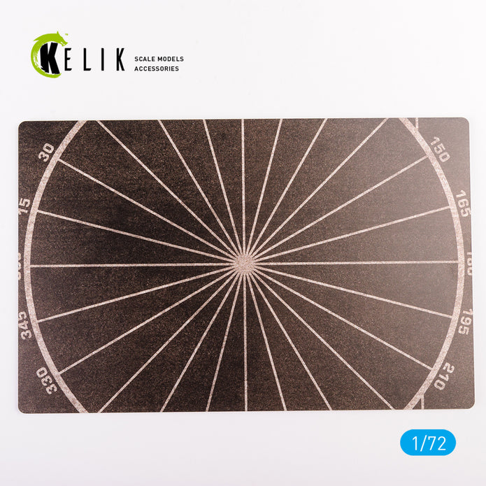 Compass calibration circle Acrylic Base Scale 1:72 KeliK KS72058 Stands for Plastic Models