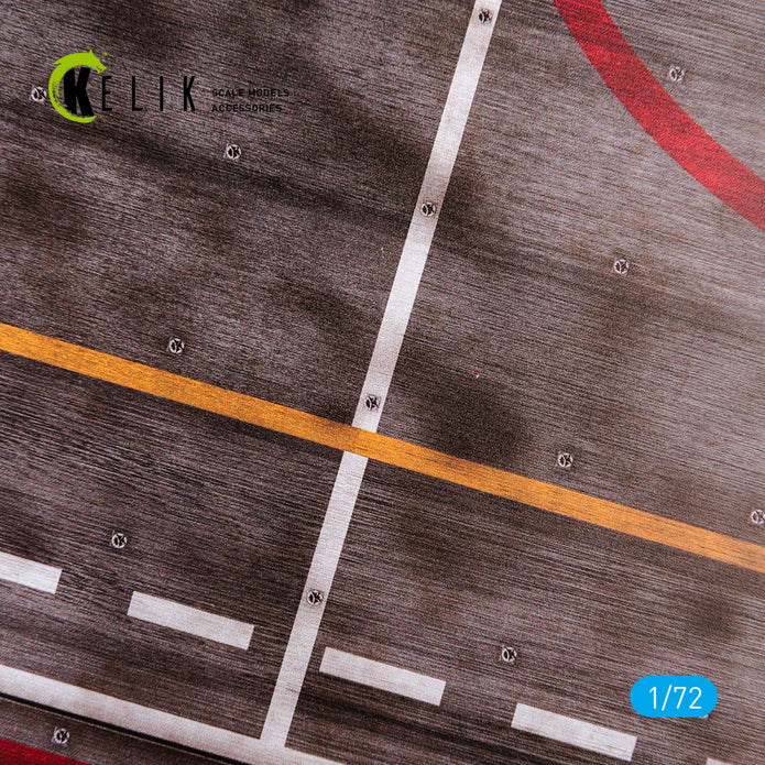 ASW Giuseppe Garibaldi Rear Lift - Base - Acrylic Scale 1:72 KeliK KS72059 Stands for Plastic Models