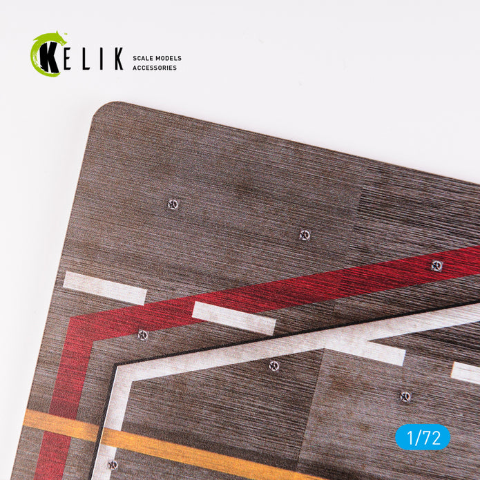 ASW Giuseppe Garibaldi Rear Lift - Base - Acrylic Scale 1:72 KeliK KS72059 Stands for Plastic Models