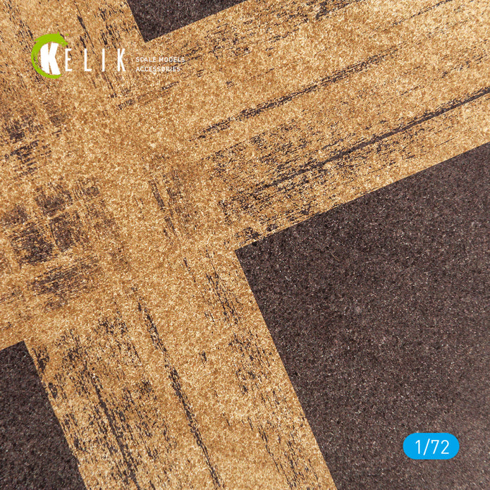 Taxiway Dayton-Wright-Patterson - Base - Acrylic 3 mm (280 x 180 mm) (170 g) Scale 1:72 KeliK KS72062 Stands for Plastic Models