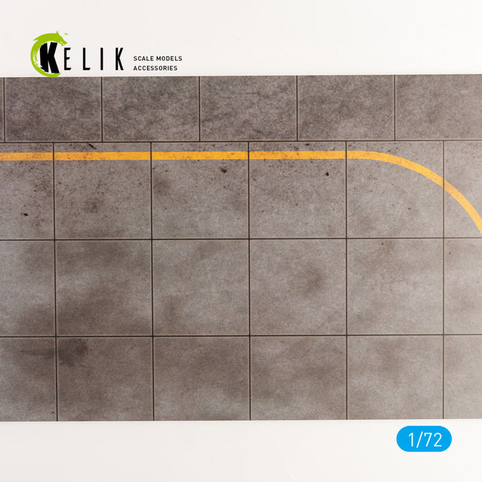 Naval Air Station Oceana Type 1 - Base - Acrylic 3 mm (280 x 180 mm) (170 g) Scale 1:72 KeliK KS72064 Stands for Plastic Models