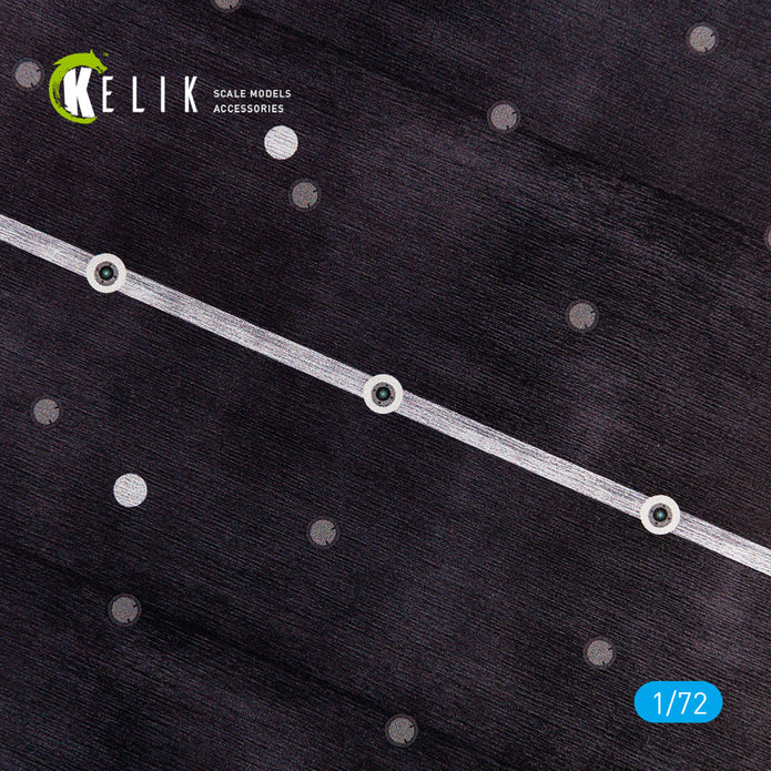 JMSDF Hyuga (DDH 181) front lift - Base - Acrylic 3 mm (280 x 180 mm) (170 g) Scale 1:72 KeliK KS72066 Stands for Plastic Models