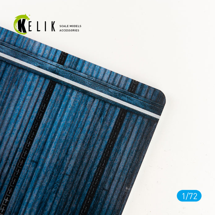 USS Antietam (CV-36) 1953 type 1 - Base - Acrylic 3 mm (280 x 180 mm) (170 g) Scale 1:72 KeliK KS72071 Stands for Plastic Models