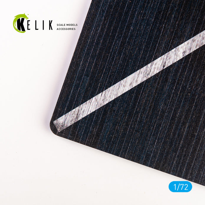 USS Antietam (CV-36) 1953 type 2 - Base - Acrylic 3 mm (180 x 214 mm) (130 g) Scale 1:72 KeliK KS72072 Stands for Plastic Models