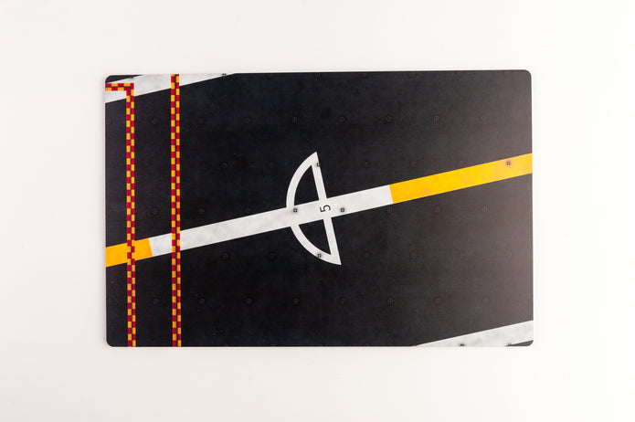 CVS-18 USS WASP 1964 - 1970 Type 1- Base - Acrylic 3 mm (280 x 180 mm) (170 g) Scale 1:72 KeliK KS72076 Stands for Plastic Models