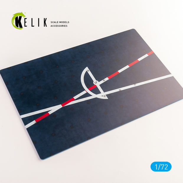 CVS-18 USS WASP 1964 - 1970 Type 2- Base - Acrylic 3 mm (280 x 180 mm) (170 g) Scale 1:72 KeliK KS72077 Stands for Plastic Models