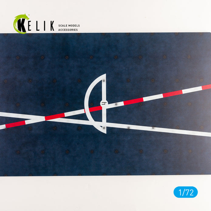 CVS-18 USS WASP 1964 - 1970 Type 2- Base - Acrylic 3 mm (280 x 180 mm) (170 g) Scale 1:72 KeliK KS72077 Stands for Plastic Models