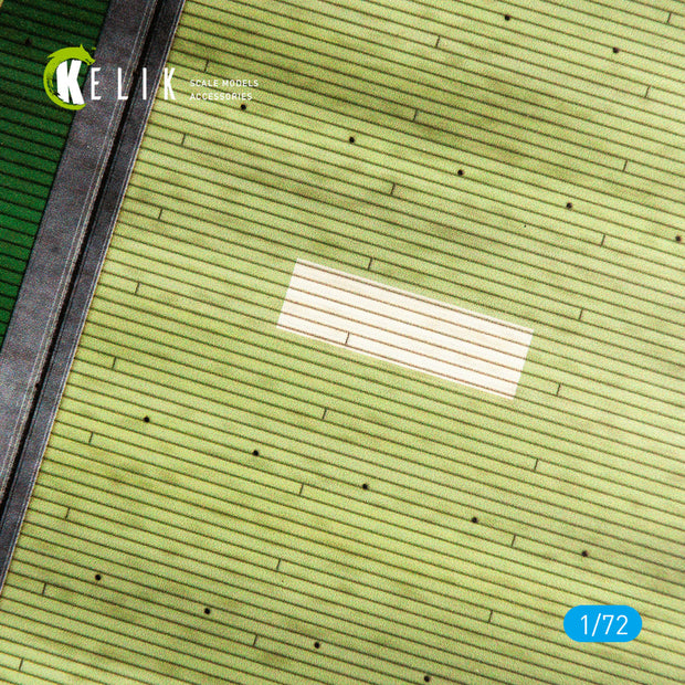 IJN Zuikaku 1944 Deck - Base - Acrylic 3 mm (240 x 240 mm) (190g)  Scale 1:72 KeliK KS72079 Stands for Plastic Models