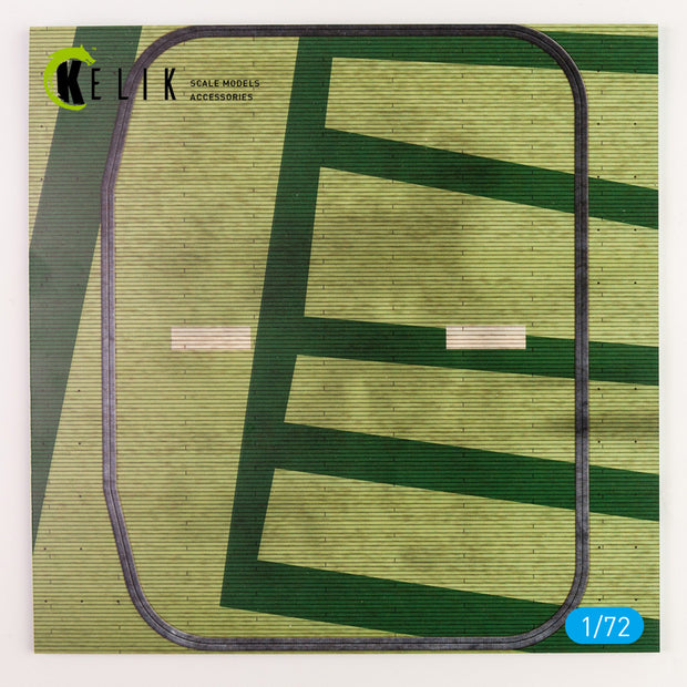 IJN Zuikaku 1944 Front lift - Base - Acrylic 3 mm (240 x 240 mm) (190g) Scale 1:72 KeliK KS72080 Stands for Plastic Models