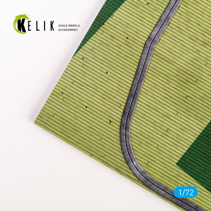 IJN Zuikaku 1944 Front lift - Base - Acrylic 3 mm (240 x 240 mm) (190g) Scale 1:72 KeliK KS72080 Stands for Plastic Models