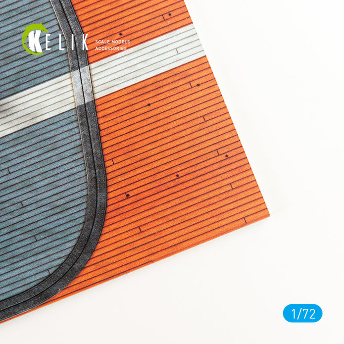 IJN Zuikaku 1943 Deck - Base - Acrylic 3 mm (240 x 240 mm) (190g)  Scale 1:72 KeliK KS72082 Stands for Plastic Models