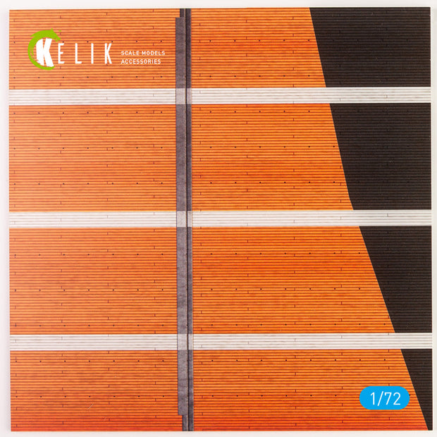 IJN Zuikaku 1943 Front lift - Base - Acrylic 3 mm (240 x 240 mm) (190g) Scale 1:72 KeliK KS72083 Stands for Plastic Models