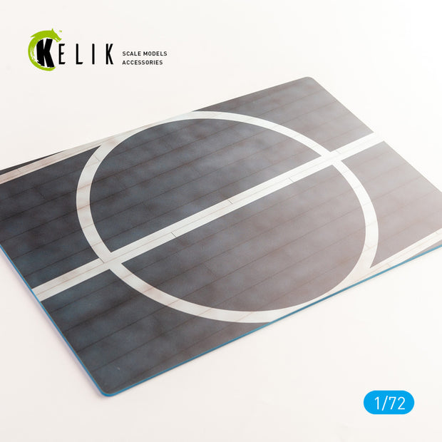 HMS Ark Royal 1941 - Base - Acrylic 3 mm (280 x 180 mm) (170 g) Scale 1:72 KeliK KS72084 Stands for Plastic Models