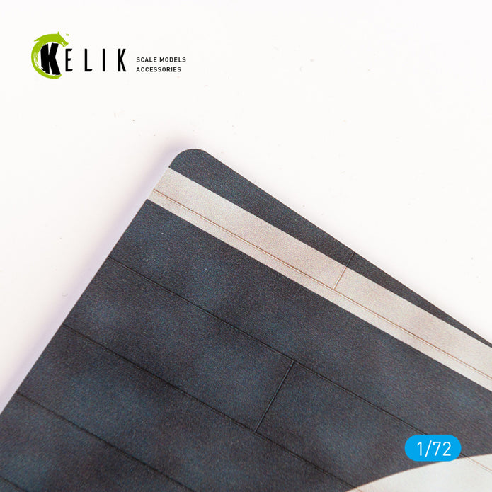 HMS Ark Royal 1941 - Base - Acrylic 3 mm (280 x 180 mm) (170 g) Scale 1:72 KeliK KS72084 Stands for Plastic Models