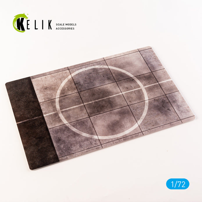 56 baza Lotnicza Poland Type 2 - Base - Acrylic 3 mm (280 x 180 mm) (170 g) Scale 1:72 KeliK KS72098 Stands for Plastic Models