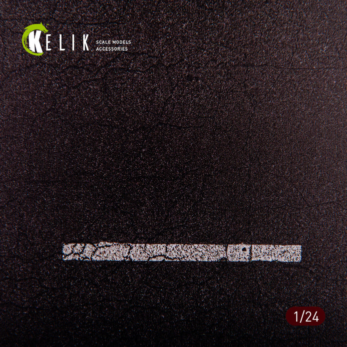 Road for a truck - Base - Acrylic 3 mm (180 x 357 mm) (210 g) Scale 1:24 KeliK KS24012 Stands for Plastic Models