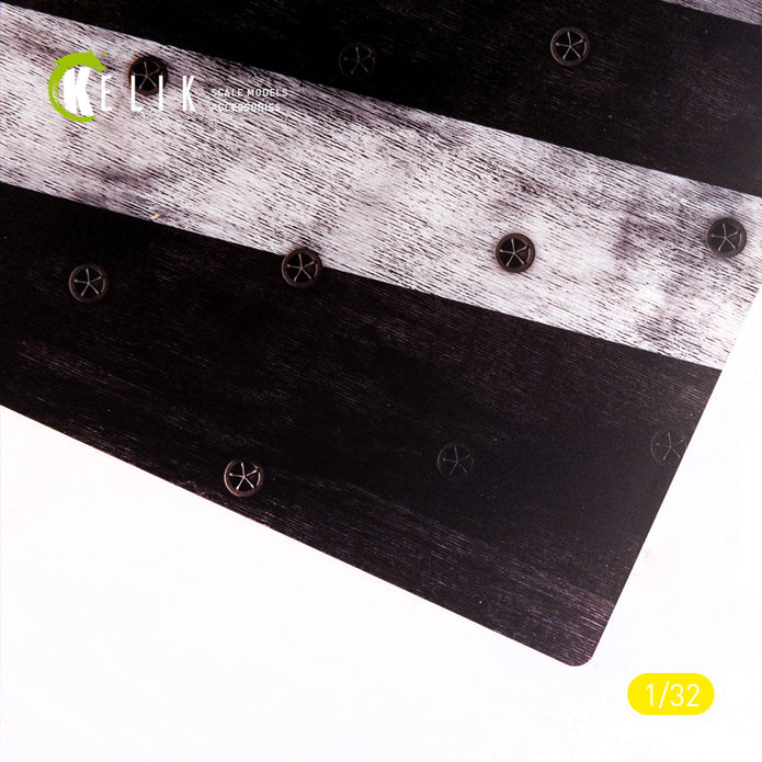 CVN-68 USS Nimitz Type 2 - Base - Acrylic 3 mm (410 x 270 mm) (410 g) Scale 1:32 KeliK KS32002 Stands for Plastic Models