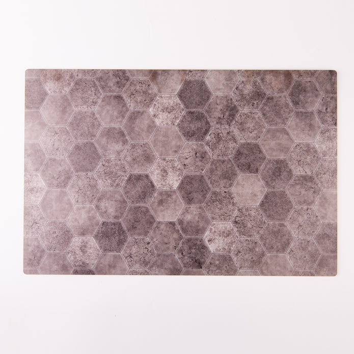 Soviet hexagonal plates 1930-1960 (Runways up to 1000 m, Taxiways, parkings - 1) - Acrylic 3 mm (410 x 270 mm) (410 g) Scale 1:48 KeliK KS48023 Stands for Plastic Models