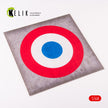 France Roundel - Acrylic 3 mm (240 x 240 mm) (190g) Scale 1:72-1:48 KeliK KS48025 Stands for Plastic Models