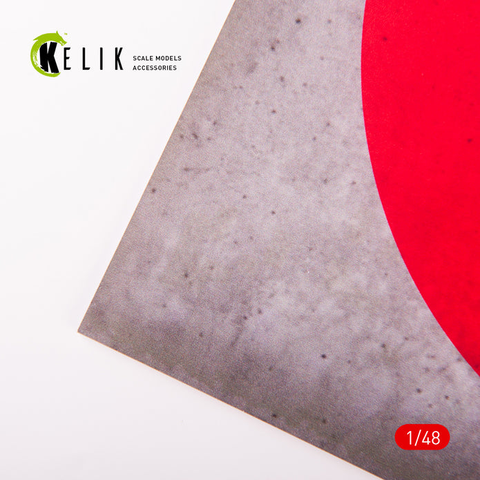 France Roundel - Acrylic 3 mm (240 x 240 mm) (190g) Scale 1:72-1:48 KeliK KS48025 Stands for Plastic Models