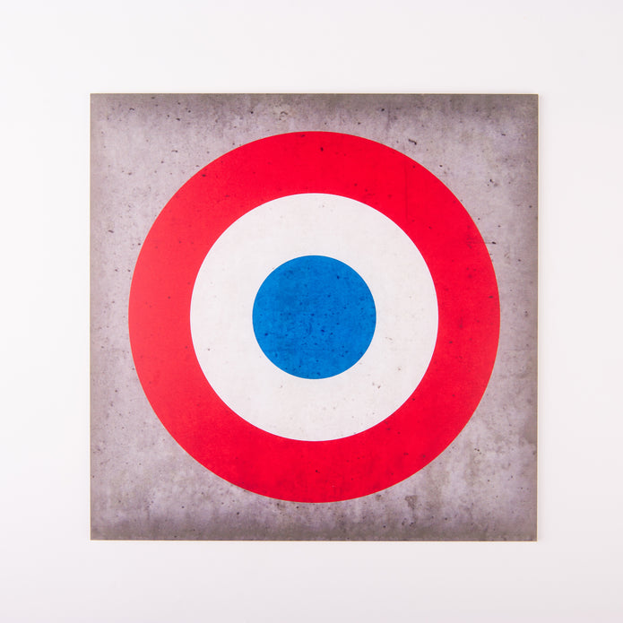 France Roundel - Acrylic 3 mm (240 x 240 mm) (190g) Scale 1:72-1:48 KeliK KS48025 Stands for Plastic Models