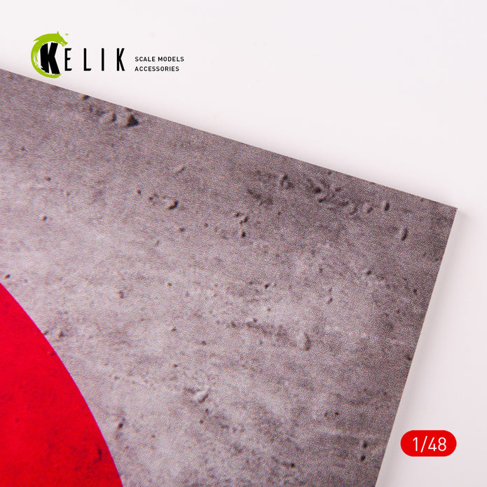 Italy Roundel - Acrylic 3 mm (240 x 240 mm) (190g) Scale 1:72-1:48 KeliK KS48026 Stands for Plastic Models