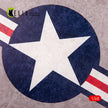 US Roundel - Acrylic 3 mm (240 x 240 mm) (190g) Scale 1:72-1:48 KeliK KS48027 Stands for Plastic Models