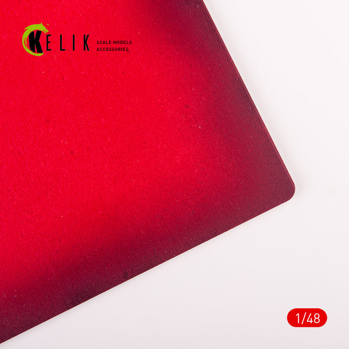 France Flag - Acrylic 3 mm (410 x 270 mm) (410 g) Scale 1:48 KeliK KS48029 Stands for Plastic Models