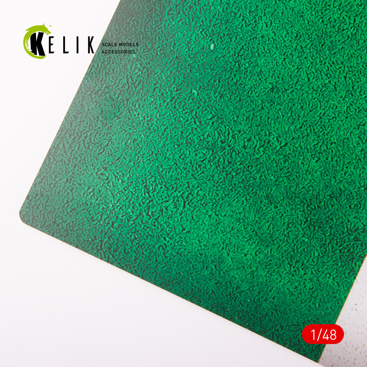 Italy Flag - Acrylic 3 mm (410 x 270 mm) (410 g) Scale 1:48 KeliK KS48031 Stands for Plastic Models