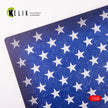 USA Flag - Acrylic 3 mm (410 x 270 mm) (410 g) Scale 1:48 KeliK KS48032 Stands for Plastic Models