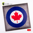 Canada Roundel - Acrylic 3 mm (240 x 240 mm) (190 g) Scale 1:72-1:48 KeliK KS48033 Stands for Plastic Models