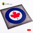 Canada Roundel - Acrylic 3 mm (240 x 240 mm) (190 g) Scale 1:72-1:48 KeliK KS48033 Stands for Plastic Models