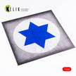 Israel Roundel - Acrylic 3 mm (240 x 240 mm) (190 g) Scale 1:72-1:48 KeliK KS48034 Stands for Plastic Models