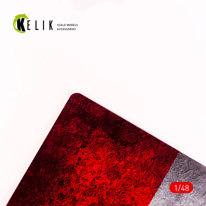 Canada Flag - Base - Acrylic 3 mm (410 x 270 mm) (410 g) Scale 1:72-1:32 KeliK KS48035 Stands for Plastic Models