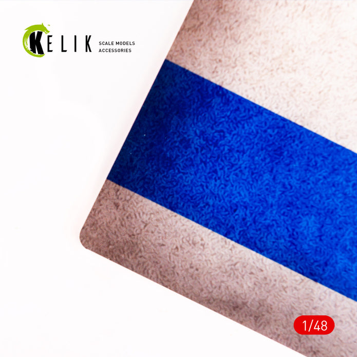 Israel Flag - Base - Acrylic 3 mm (410 x 270 mm) (410 g) Scale 1:72-1:32 KeliK KS48036 Stands for Plastic Models