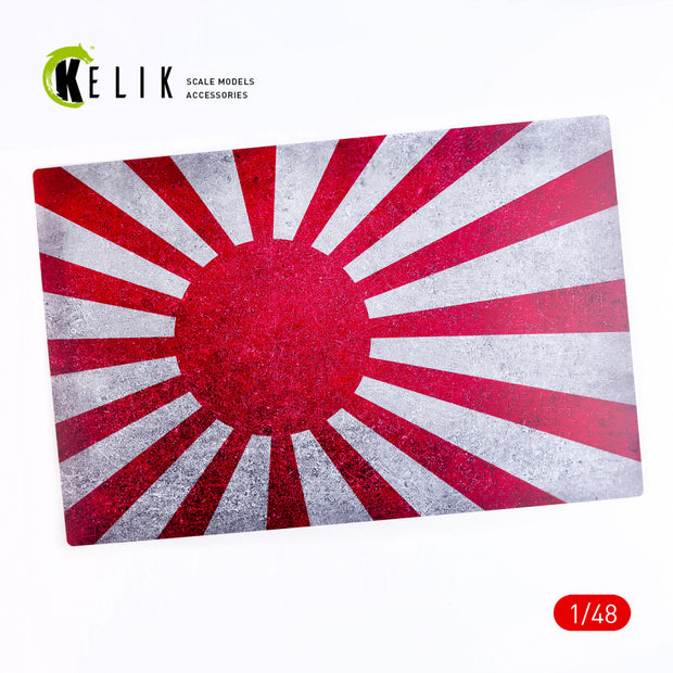 Japan Naval Flag - Base - Acrylic 3 mm (410 x 270 mm) (410 g) Scale 1:72-1:32 KeliK KS48040 Stands for Plastic Models
