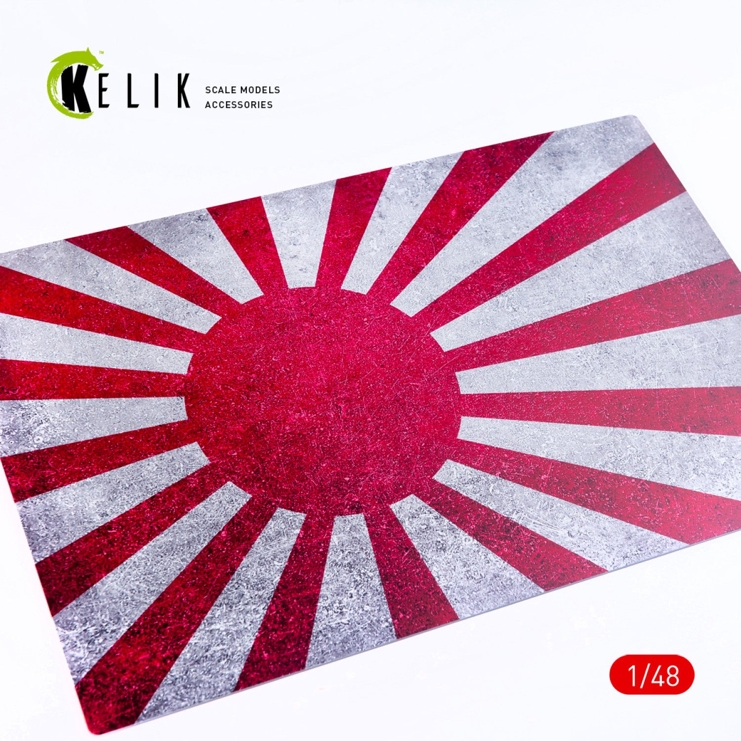 Japan Naval Flag - Base - Acrylic 3 mm (410 x 270 mm) (410 g) Scale 1:72-1:32 KeliK KS48040 Stands for Plastic Models