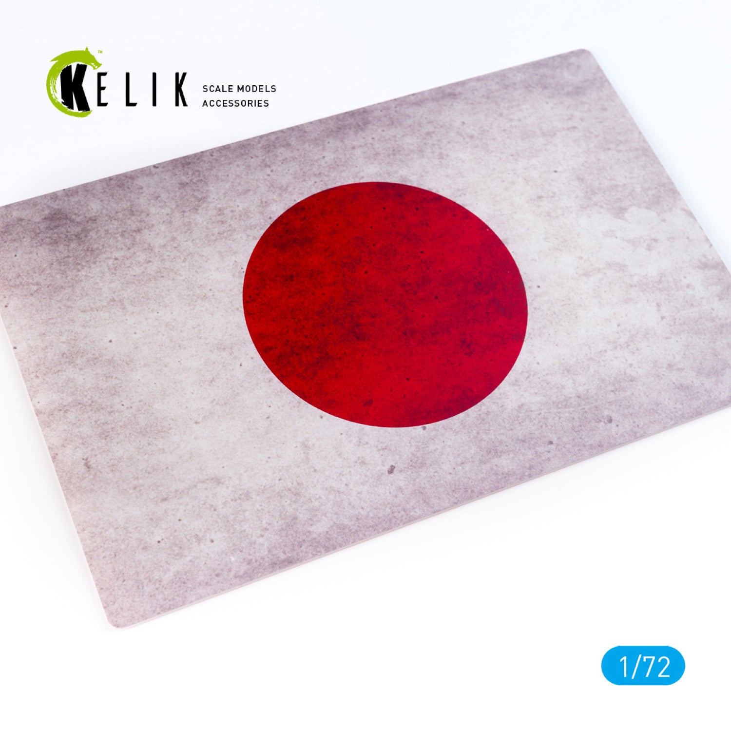 Japan Flag - Base - Acrylic 3 mm (280 x 180 mm) (170 g) Scale 1:72 KeliK KS72093 Stands for Plastic Models