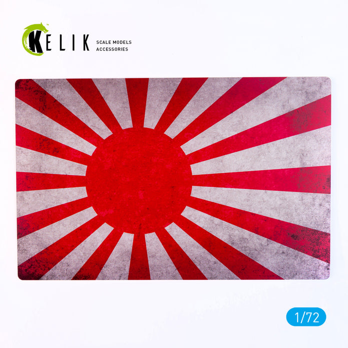 Japan Naval Flag - Base - Acrylic 3 mm (280 x 180 mm) (170 g) Scale 1:72 KeliK KS72094 Stands for Plastic Models