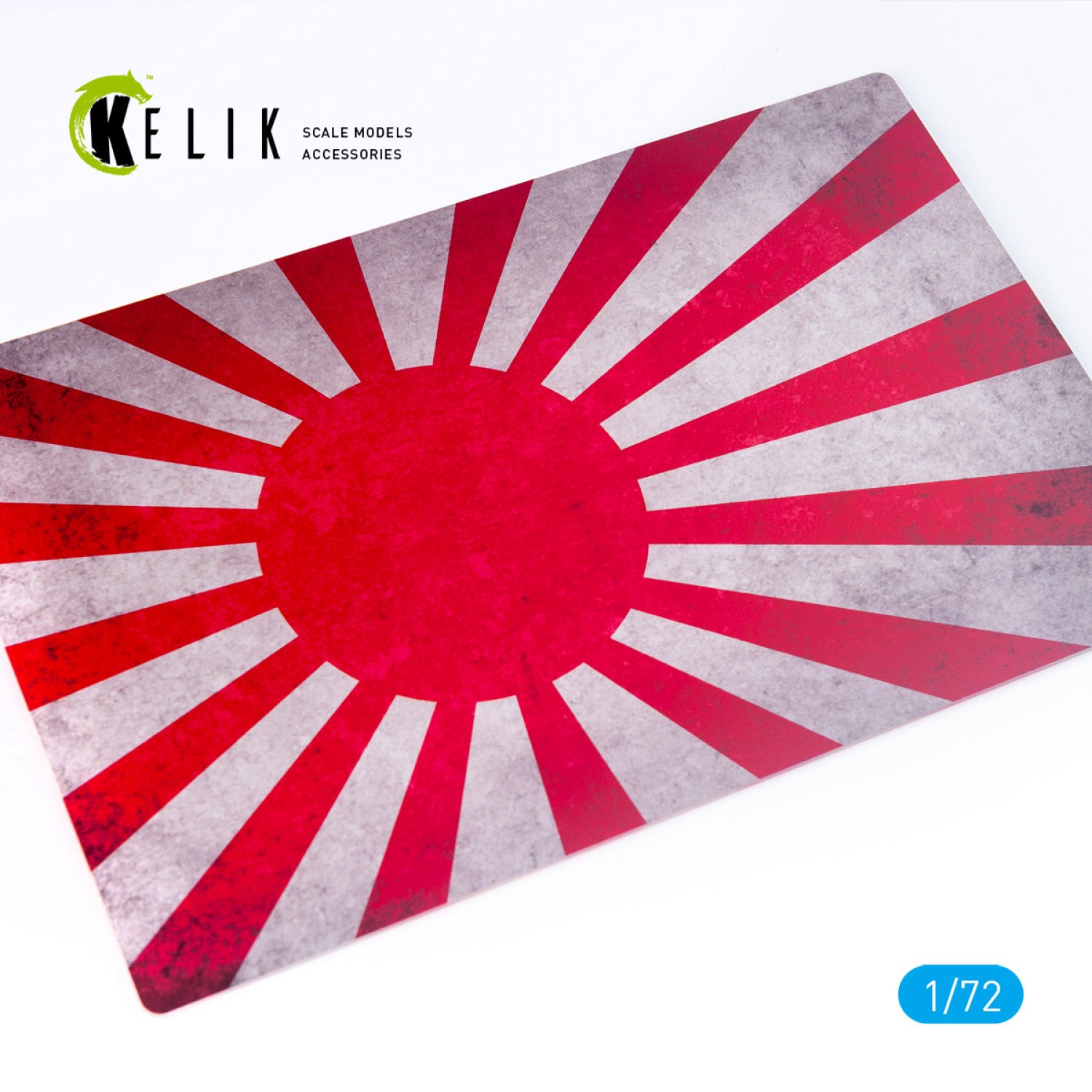 Japan Naval Flag - Base - Acrylic 3 mm (280 x 180 mm) (170 g) Scale 1:72 KeliK KS72094 Stands for Plastic Models