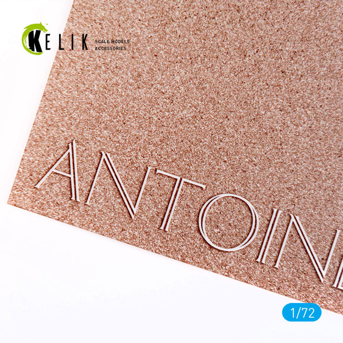 Saint-Exupery - Base - Acrylic 3 mm (180 x 357 mm) (210 g) Scale 1:72 KeliK KS72095 Stands for Plastic Models