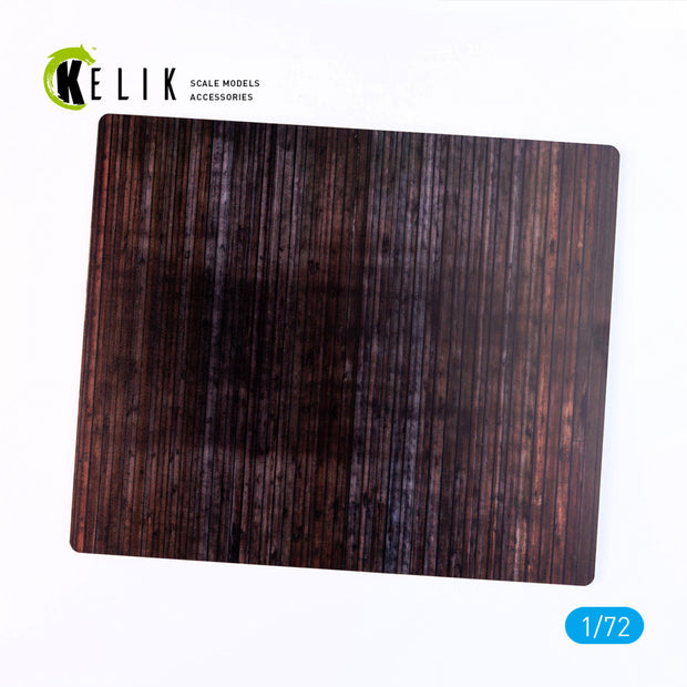 Finnish caponier - Base - Acrylic 3 mm (180 x 214 mm) (130 g) Scale 1:72 KeliK KS72096 Stands for Plastic Models