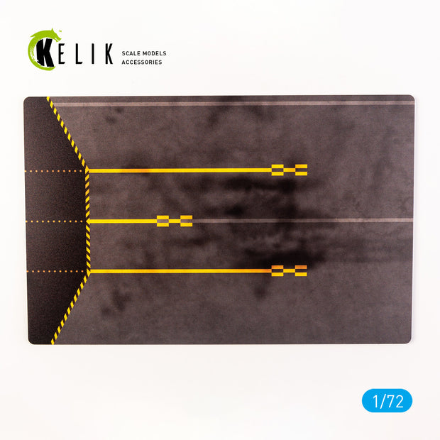 Leeuwarden AirBase Netherlands - Base - Acrylic 3 mm (280 x 180 mm) (170 g) Scale 1:72 KeliK KS72101 Stands for Plastic Models