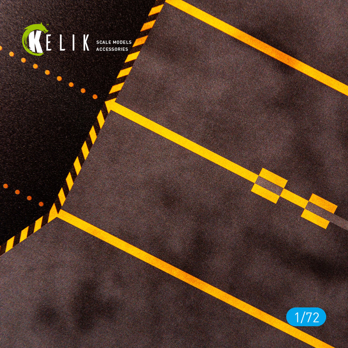 Leeuwarden AirBase Netherlands - Base - Acrylic 3 mm (280 x 180 mm) (170 g) Scale 1:72 KeliK KS72101 Stands for Plastic Models