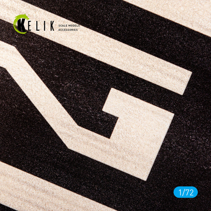 Isla de Saba, Juancho E, Yrausquin-airport - Base - Acrylic 3 mm (280 x 180 mm) (170 g) Scale 1:72 KeliK KS72102 Stands for Plastic Models