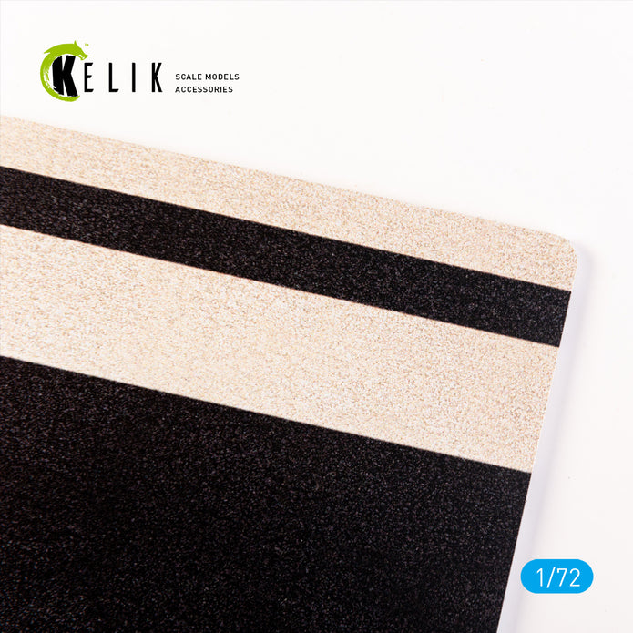 Isla de Saba, Juancho E, Yrausquin-airport - Base - Acrylic 3 mm (280 x 180 mm) (170 g) Scale 1:72 KeliK KS72102 Stands for Plastic Models