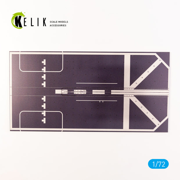 Mogami-Class Frigate Deck (Full version) - Base - Acrylic 3 mm (180 x 357 mm) (210 g) Scale 1:72 KeliK KS72104 Stands for Plastic Models